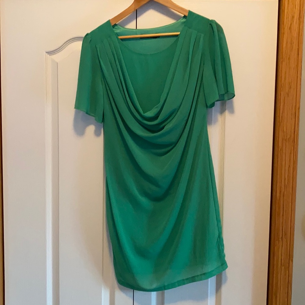 Fully Lined Kelly Green Fitted dress